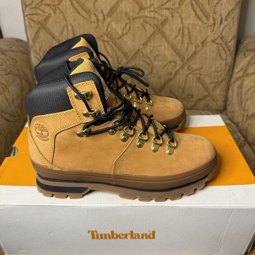 Women's Timberland Leather Euro Hiker Boot, Wheat‎ Size 7 TB0 A659B